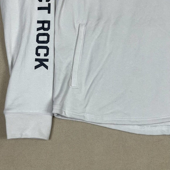 Under Armour Hoodie Youth Extra Large Off White Project Rock Pullover Mens NWT - Picture 4 of 15